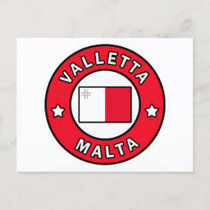 Valletta Malta Postkarte
