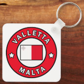 Valletta Malta Schlüsselanhänger (Rückseite)