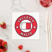 Valletta Malta Serviette (Beispiel)