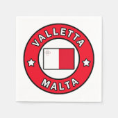 Valletta Malta Serviette (Vorderseite)