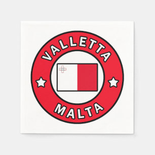 Valletta Malta Serviette