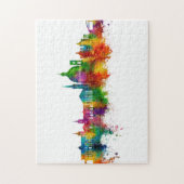 Valletta Malta Skyline Puzzle (Vertikal)