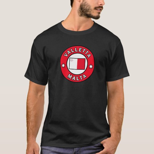 Valletta Malta T-Shirt (Vorderseite)