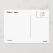 Valletta Malta Ursprüngliches Gebäude im Park Postkarte (Rückseite)