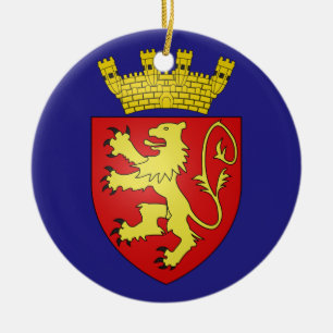 Valletta* Malta Wappen-Weihnachtsverzierung Keramikornament