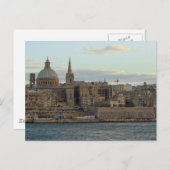 Valletta Postkarte (Vorne/Hinten)