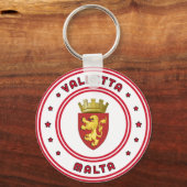 Valletta-Wappen, Malta Schlüsselanhänger (Vorderseite)