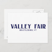 Valley Fair Posctard Postkarte (Vorne/Hinten)