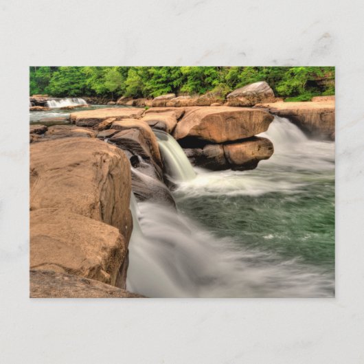 Valley Falls Staat Park, West Virginia Postkarte (Vorderseite)