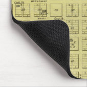 Valley Falls, Williamstown und Lowell, Kansas Mousepad (Ecke)