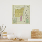 Valley Falls, Williamstown und Lowell, Kansas Poster (Küche)
