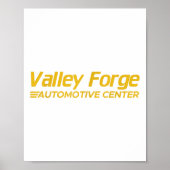 Valley Forge Automotive Poster (Vorne)