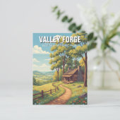 Valley Forge National Historic Park Travel Postkarte (Stehend Vorderseite)