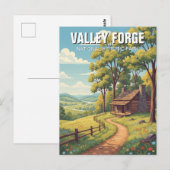 Valley Forge National Historic Park Travel Postkarte (Vorne/Hinten)