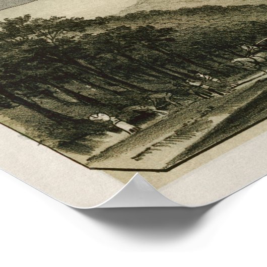 Valley Forge Pa. 1890 Poster (Ecke)