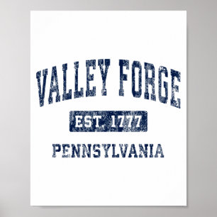 Valley Forge Pennsylvania Pa Vintage Gegründet P Poster