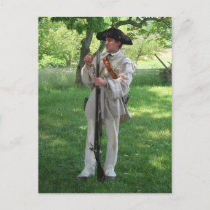 Valley Forge Reenacation Postkarte