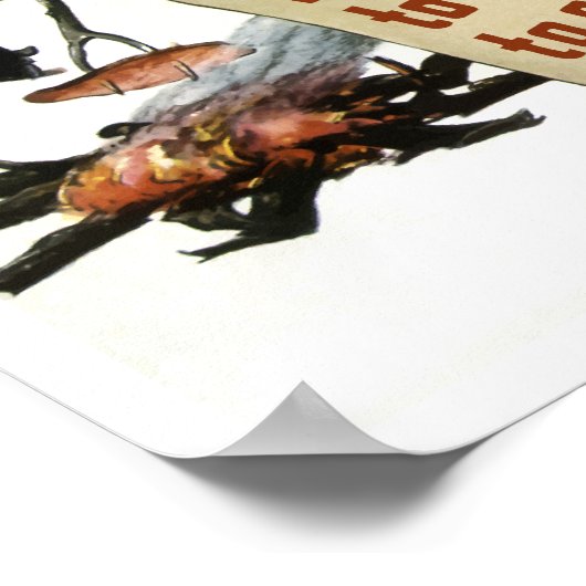 Valley Forge Soldier — WW2 Propaganda Poster (Ecke)