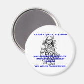 Valley Lady Vikings Magnet (Vorderseite/Rückseite)
