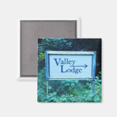 Valley Lodge Magnet (Vorderseite/Rückseite)