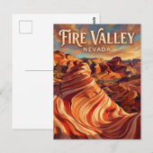 Valley of Fire Nevada Postkarte (Vorne/Hinten)