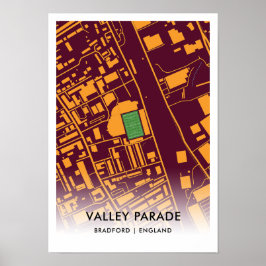 Valley Parade Poster - Zuhause von Bradford City A