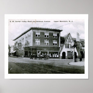 Valley Rd., Montclair, New Jersey Vintage auf Deut Poster