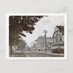 Valley Rd, West Orange, NJ Vintag Postkarte