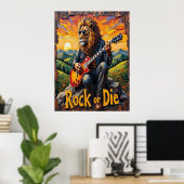 Valley Rocker: Sunset Solo Poster (Heimbüro)