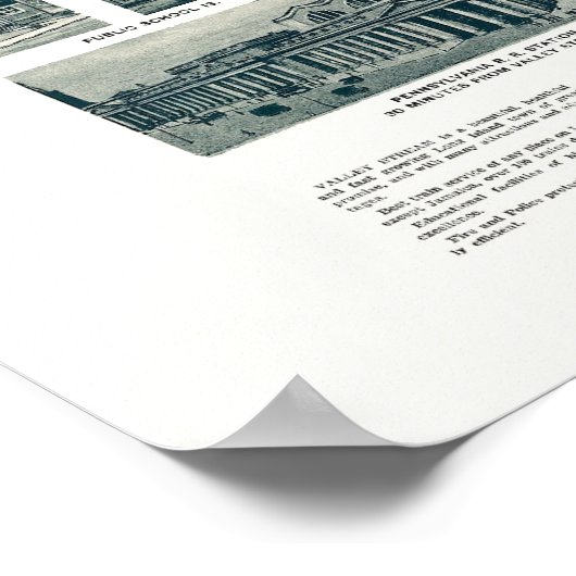 Valley Stream, NY Panoramic Map - 1924 Poster (Ecke)