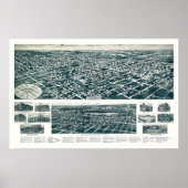 Valley Stream, NY Panoramic Map - 1924 Poster (Vorne)