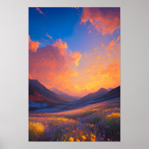 Valley's Radiance Poster