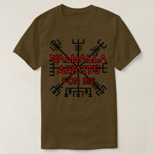 Vallhala Awaits T-Shirt (Design vorne)