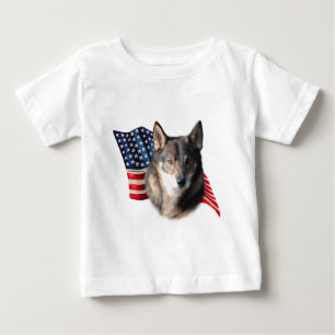 Vallhund Flag Baby T-shirt