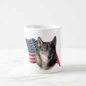 Vallhund Flag Kaffeetasse (Mittel)