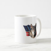 Vallhund Flag Kaffeetasse (VorderseiteRechts)
