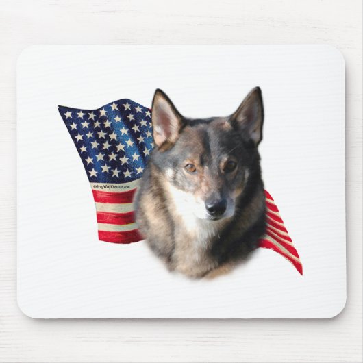 Vallhund Flag Mousepad (Vorne)
