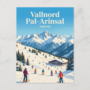 Vallnord Pal-Arinsal Andorra Postkarte