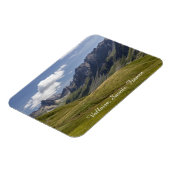 Valloire Mountains Summer Landscape, France Magnet (Linke Seite)
