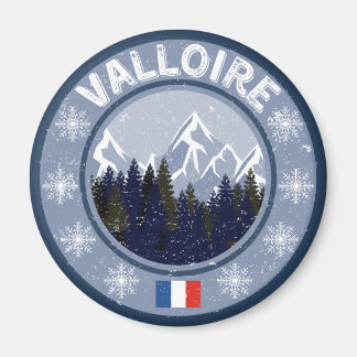 Valloire Skistation Magnet
