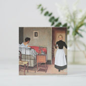 Vallotton - Die geduldige, feine Kunstmalerei Karte (Stehend Vorderseite)