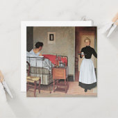 Vallotton - Die geduldige, feine Kunstmalerei Karte (Vorderseite/Rückseite Beispiel)