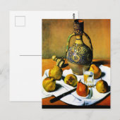 Vallotton - Marokkanischer Jug und Birnen, schöne  Postkarte (Vorne/Hinten)