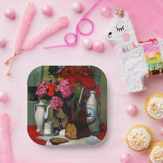 Vallotton - Stillleben in chinesischer Malerei Pappteller (Party)