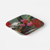 Vallotton - Stillleben in chinesischer Malerei Pappteller (Gewinkelt)