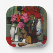 Vallotton - Stillleben in chinesischer Malerei Pappteller (Vorderseite)