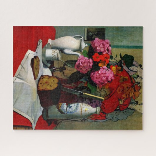 Vallotton - Stillleben in chinesischer Malerei Puzzle (Horizontal)