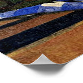 Vallotton: Stillleben mit Blue Schachbrett Tablecl Poster (Ecke)