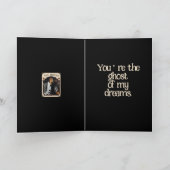 Valloween Ceremony Ghost And Robed Figure Karte (Innenseite)