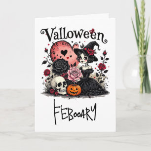 Valloween Dunkle Romanze Karte